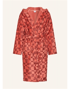 Халат с капюшоном, красный Sanetta