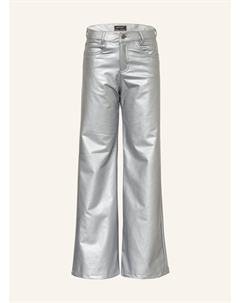 Брюки под кожу, серебряный Blue effect