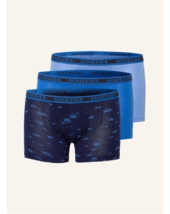 Набор из 3 боксеров 95/5., синий Schiesser