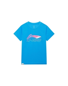 Детская футболка, синий Li-ning