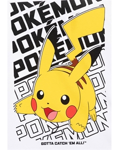 Футболка с длинным рукавом NKMAMAS POKEMON, белый Name it