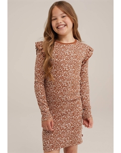 Трикотажное платье, коричневый We fashion