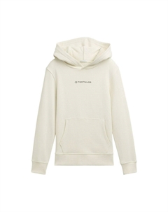 Толстовка с капюшоном, кремовый Tom tailor