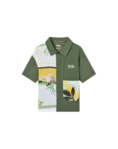 Детская рубашка, оливково-зеленый Fila kids