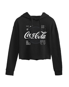 Худи с графическим рисунком и логотипом Coca-Cola, черный Licensed character