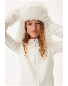 Теплая спортивная куртка среднего слоя с капюшоном, белый H&m