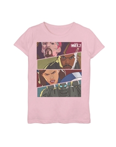 Футболка с графическим рисунком «Что, если бы герой» для девочек 7–16 лет Marvel