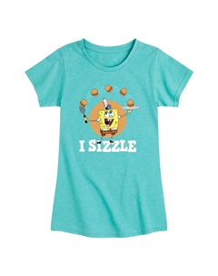 Футболка «Губка Боб I Sizzle» для девочек 7–16 лет, синий Licensed character