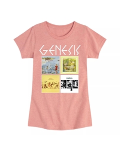 Футболка Genesis Albums для девочек 7–16 лет, розовый Licensed character