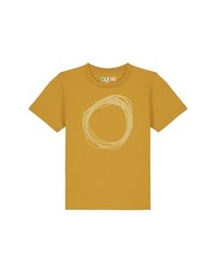 Футболка с принтом KREIS, цвет ochre Watapparel