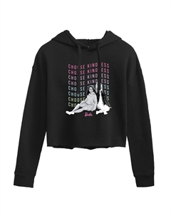 Худи с рисунком Barbie Choose Kindness, черный Licensed character