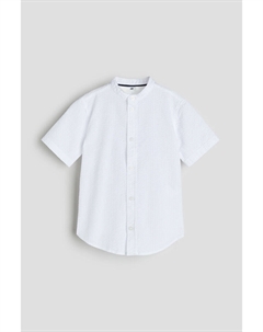 Рубашка «дедушка» из хлопка, белый H&m