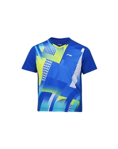 Детская футболка, голубой Li-ning