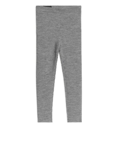 Леггинсы из смесовой шерсти в рубчик, серый Arket