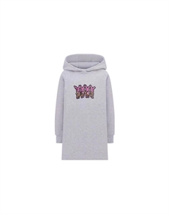Платье детское с капюшоном, серый Dior