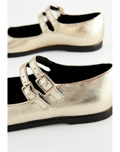 Балетки с пряжкой REGULAR FIT, золотой Next