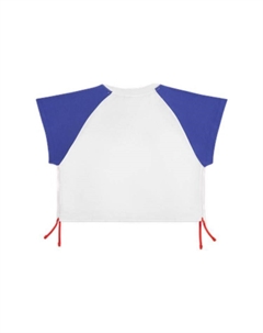 Детская футболка, белый/фиолетовый Nike