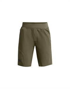 Дети Шорты, оливково-зеленый Under armour