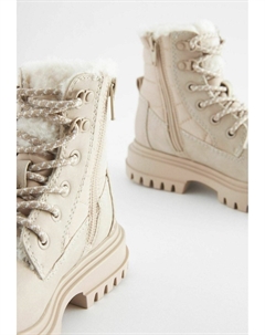 Ботильоны на шнуровке, бежевый Next