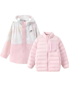 GS Пуховики/Жилеты, розовый Asics