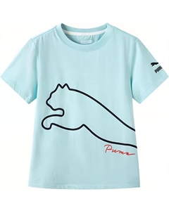 Детская футболка, зеленый Puma