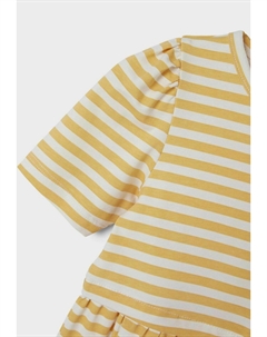 Платье из джерси 2ER-SET MIDI KURZAM RUNDHALS, горчично-желтый Name it
