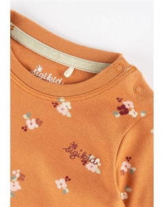 Рубашка с длинным рукавом, коричневый Sigikid