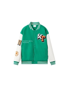 Детская бейсбольная куртка, цвет Trinin Green Anta