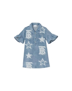 Платье детское, синий / белый Burberry