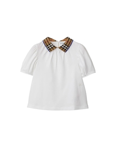 Футболка детская с руквами-фонариками, белый Burberry