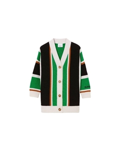 Свитер детский, зеленый / белый Burberry