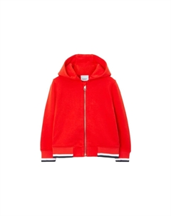 Толстовка детская на молнии, красный Burberry