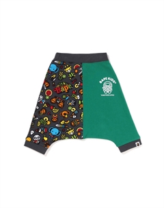 Дети Шорты, зеленый A bathing ape®