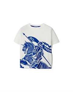 Футболка детская с рисунком, синий Burberry
