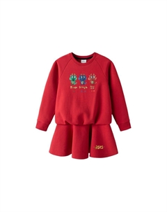 Детское платье, красный Asics