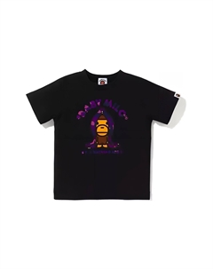 Детская футболка, черный/фиолетовый A bathing ape®