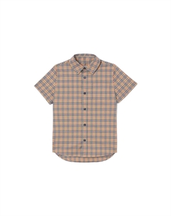 Рубашка детская в клетку, хаки Burberry