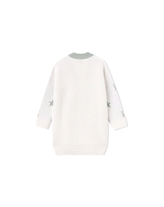 Свитер детский на молнии, белый Burberry