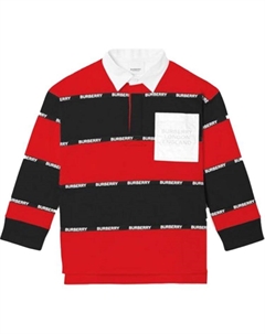 Футболка детская, красный / черный Burberry