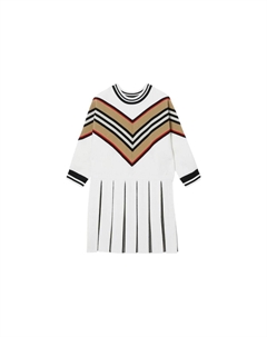 Платье-юбка детское, белый Burberry