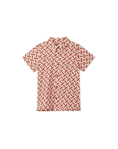Рубашка детская, оранжевый / белый Burberry