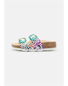 Сандалии FUSSBETTPANTOFFEL SANDALS, цвет white/multi-coloured Superfit