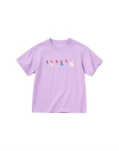 Детская футболка, фиолетовый Uniqlo