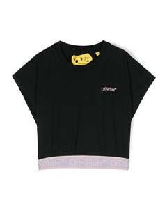 Kids футболка с логотипом, черный Off-white