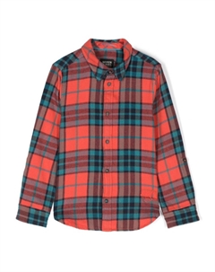 Клетчатая рубашка с длинными рукавами, красный Scotch&soda