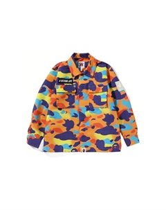 Детская рубашка, темно-синий A bathing ape®