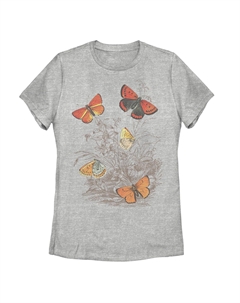 Футболка с рисунком ярких бабочек для юниоров Unbranded