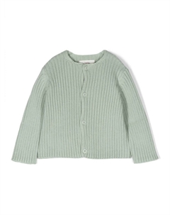 Кардиган в рубчик, зеленый Teddy & minou