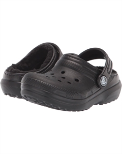 Сабо Classic Lined Clog, цвет Black/Black Crocs
