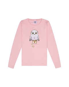 Лонгслив Langarmshirt Harry Potter Hedwig, розовый Onomato!